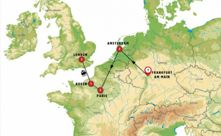 From Frankfurt to London 10 Days - Go English Series